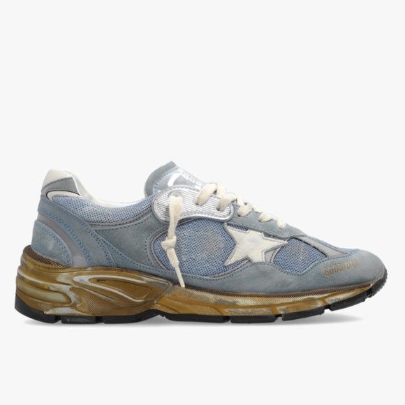 GOLDEN GOOSE - Running Dad in Blue/Silver Sneakers - MSRP $645.00 - BNIB - - Picture 1 of 4